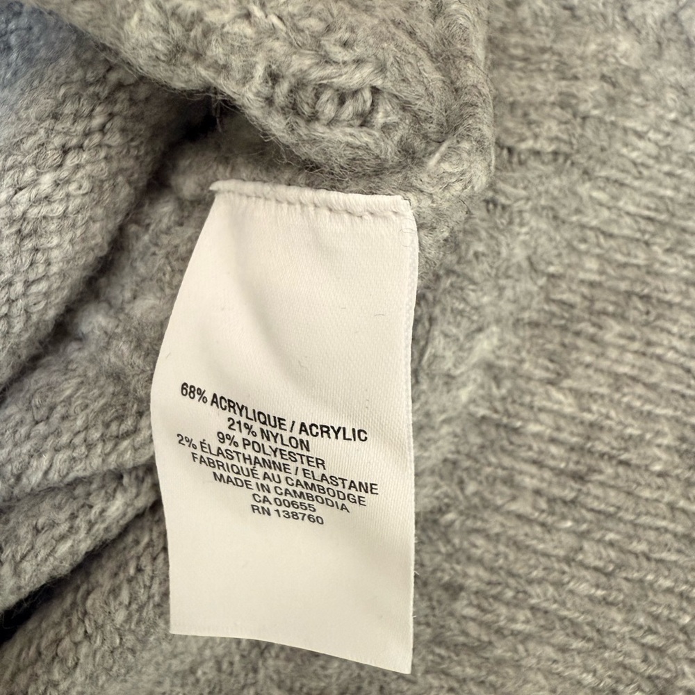 π REITMANS - Gray Turtleneck Sweater dress - size Medium - Picture 4 of 7